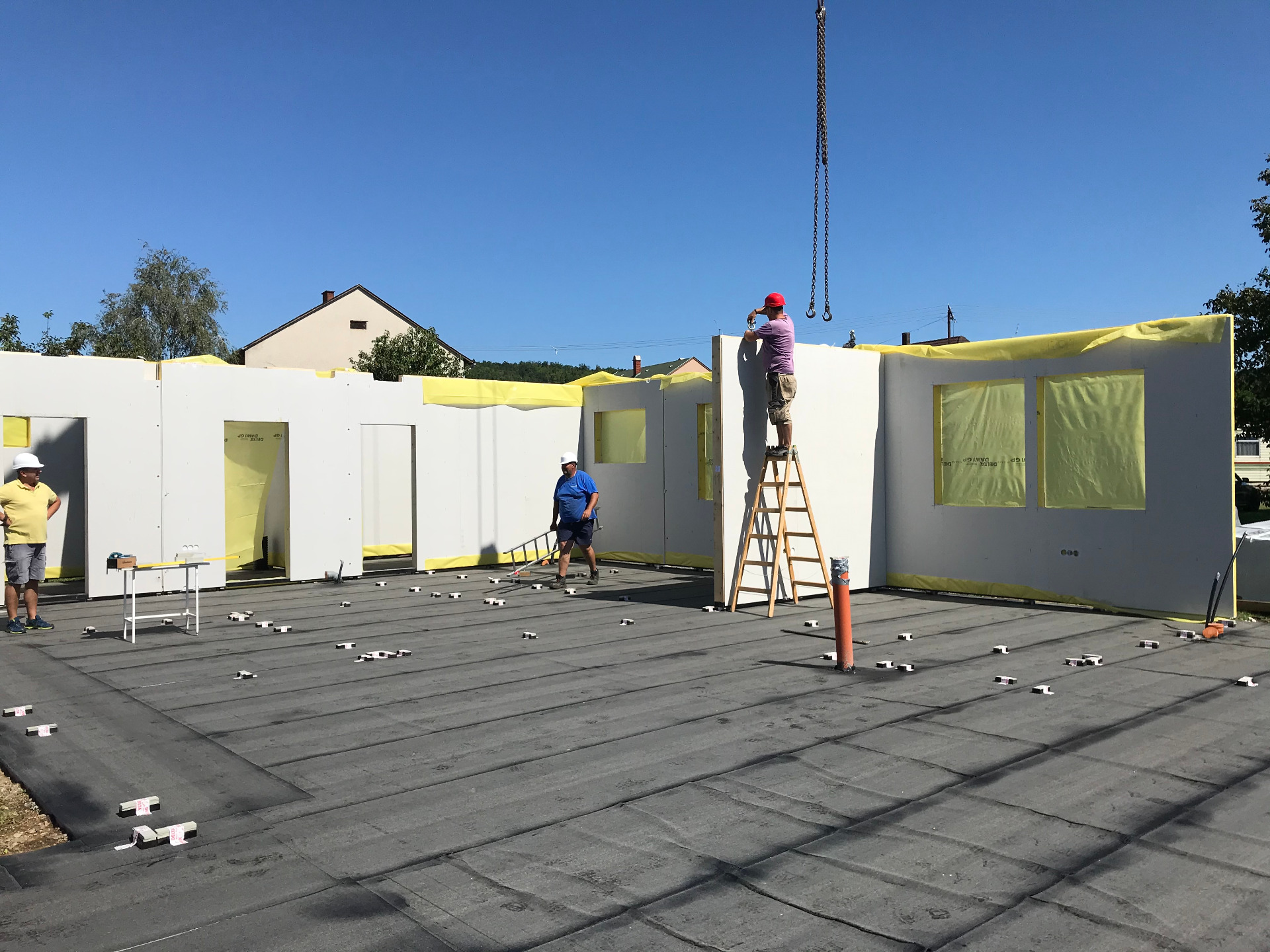 Balaton felvidéki építkezés