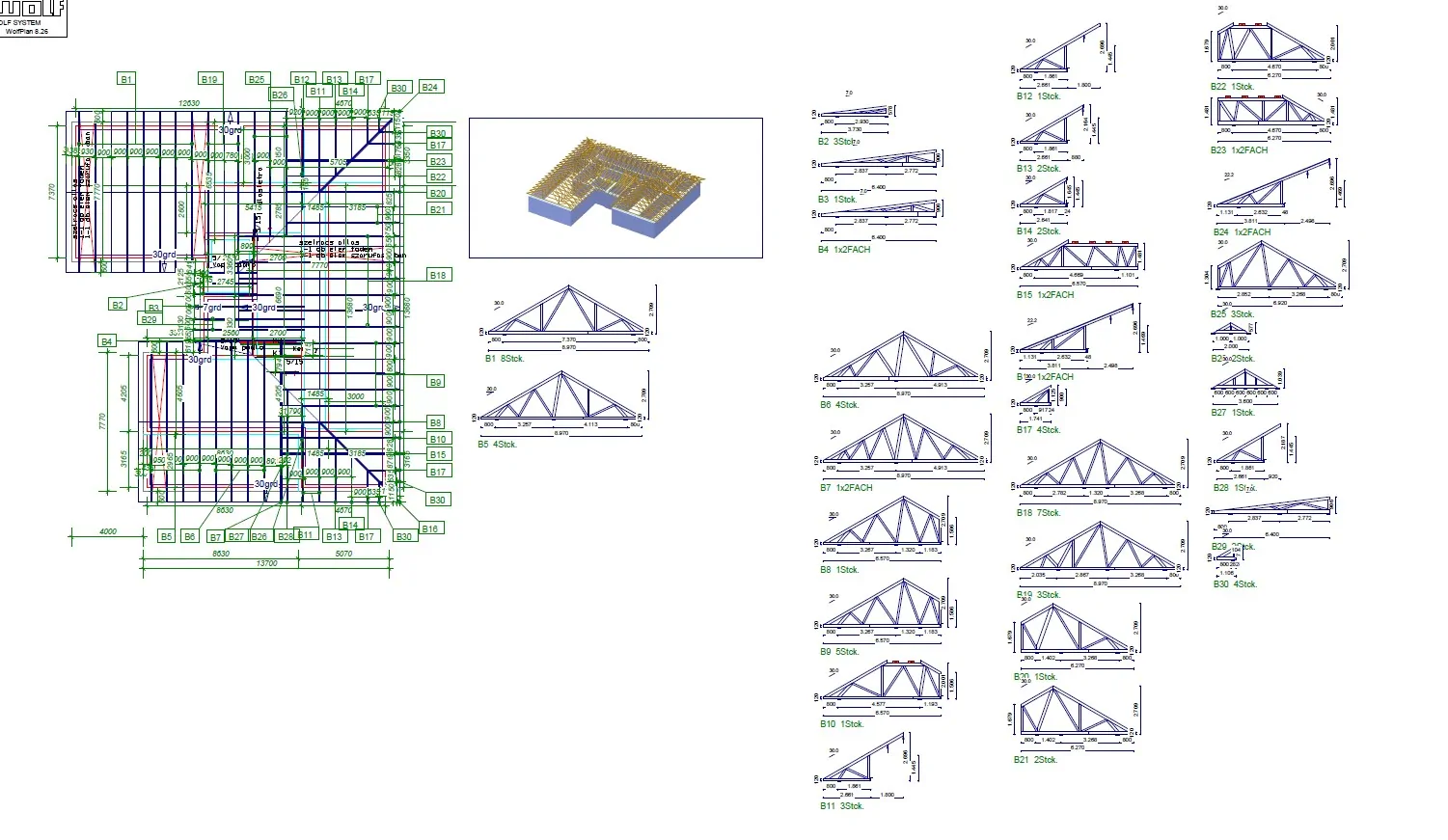 Általános fal szerkezet