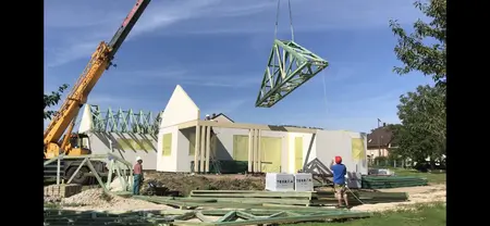 Balaton felvidéki építkezés