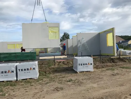 Balaton felvidéki építkezés