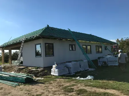 Balaton felvidéki építkezés